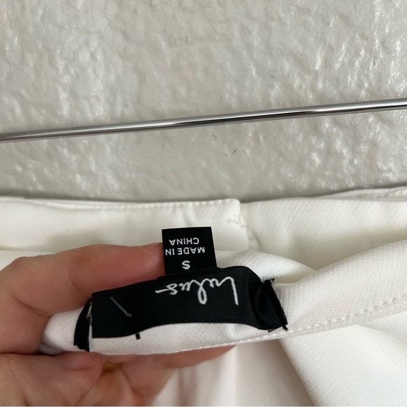 NWOT Build Your Dreams Ivory Straight Leg Trouser Pants - Picture 7 of 7